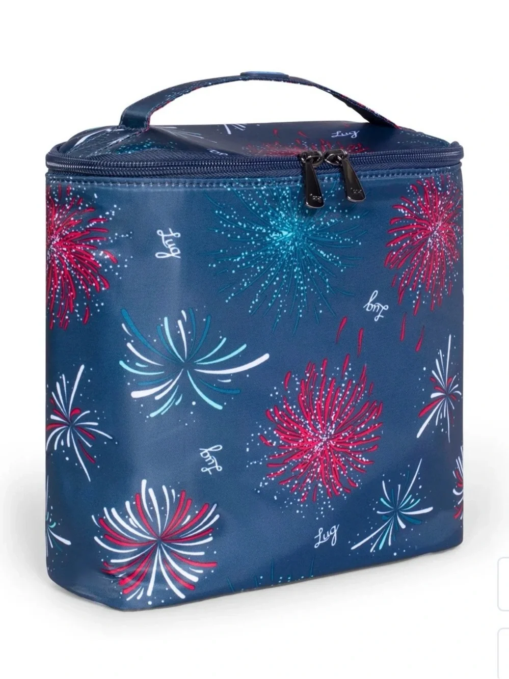 lug Dolly Cosmetic Case in Fireworks Navy